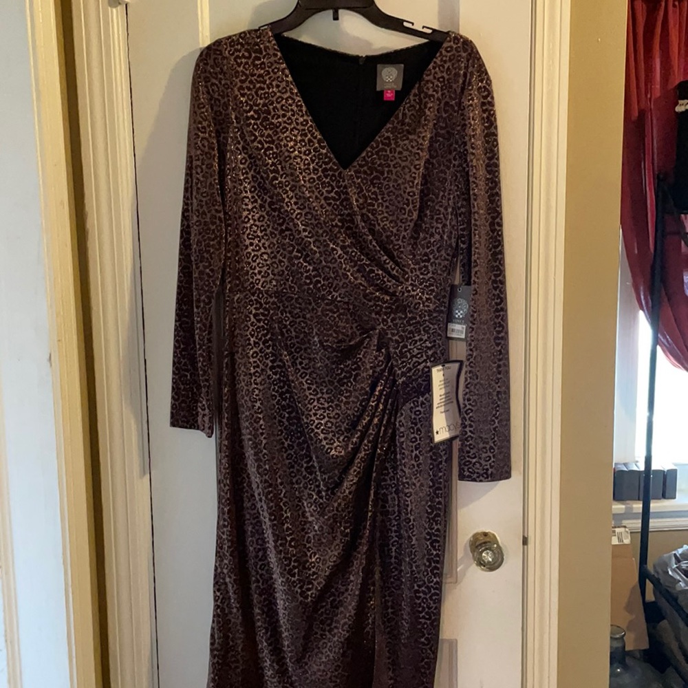 Vince Camuto Dress, leopard style